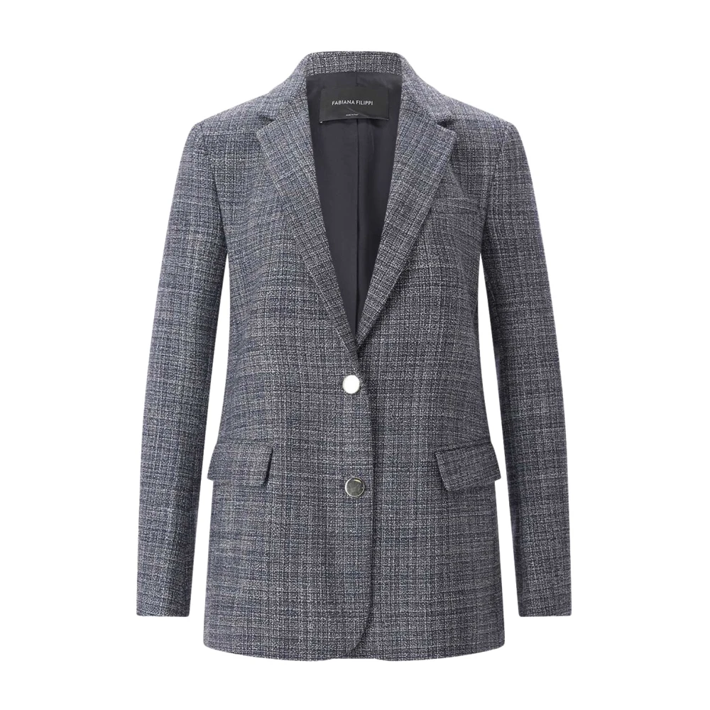 Fabiana Filippi Donna Blu Giacche, M, New,