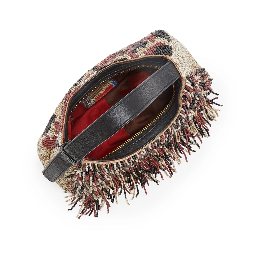 Maliparmi Medium Animalier Borduurwerk Schoudertas Brown Dames