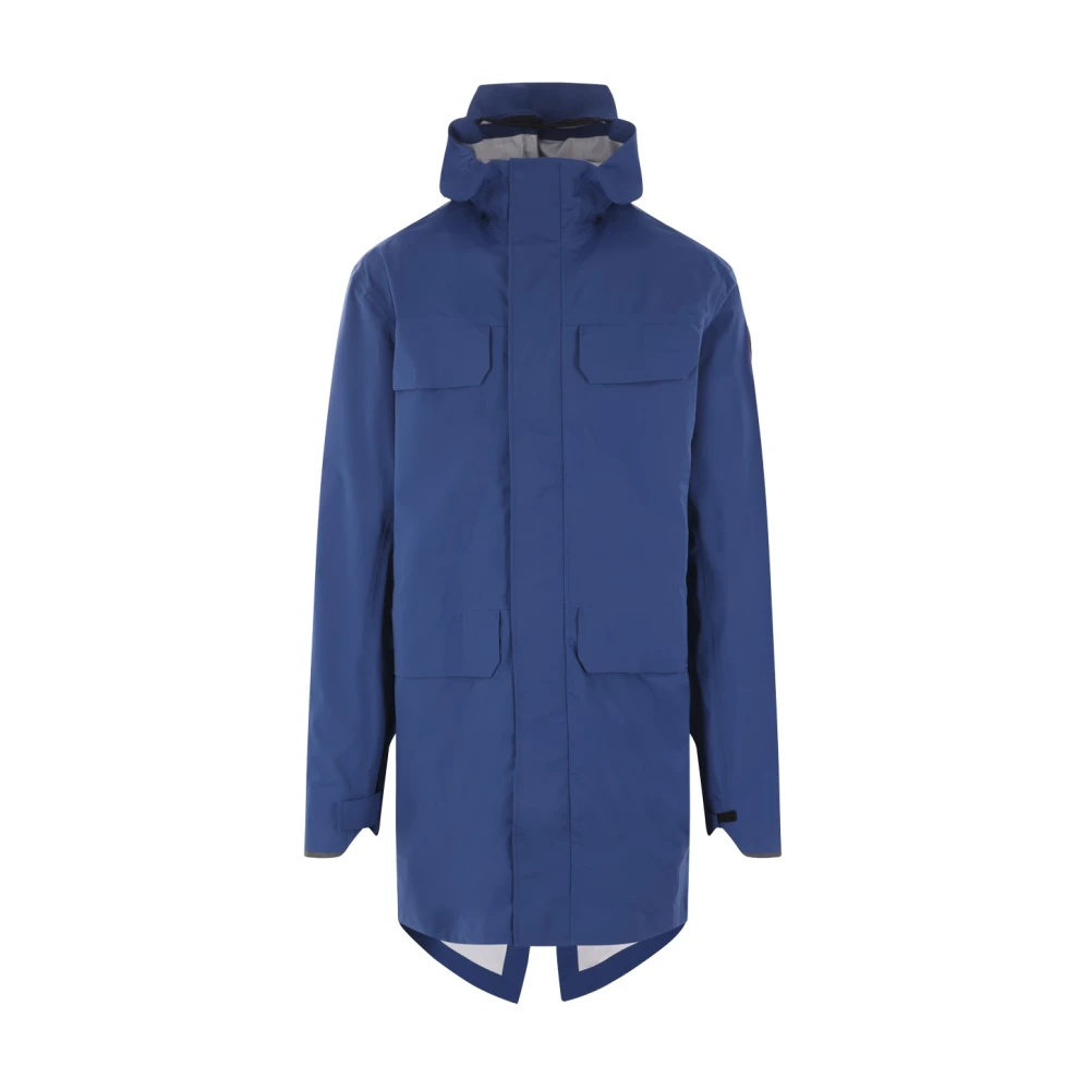 Canada Goose Blå Teknisk Parka med Arctic Disc Patch Blue, Herr