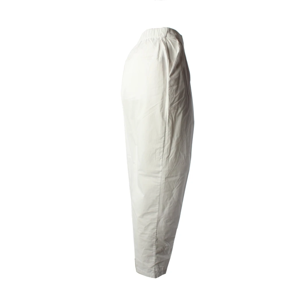 pinko Witte Katoenen Damesbroek White Dames