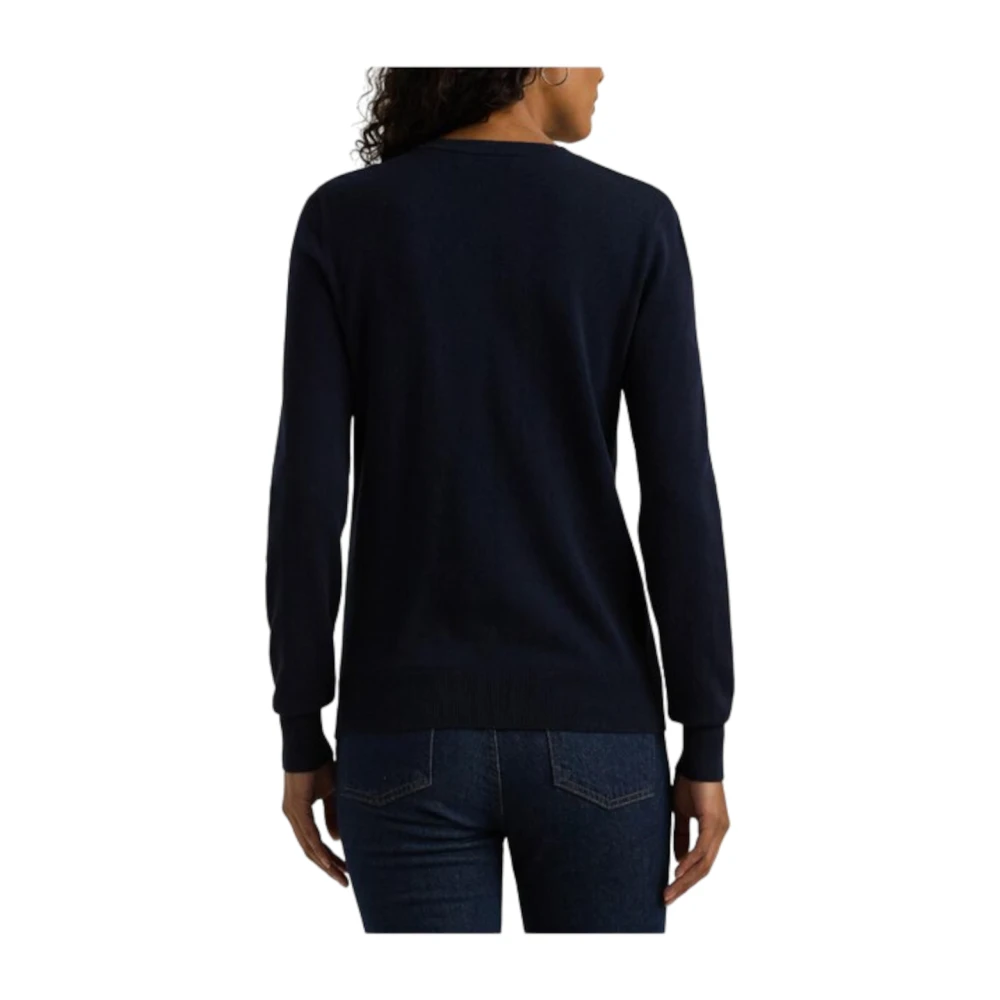 Ralph Lauren Rondgebreide trui Blue Dames