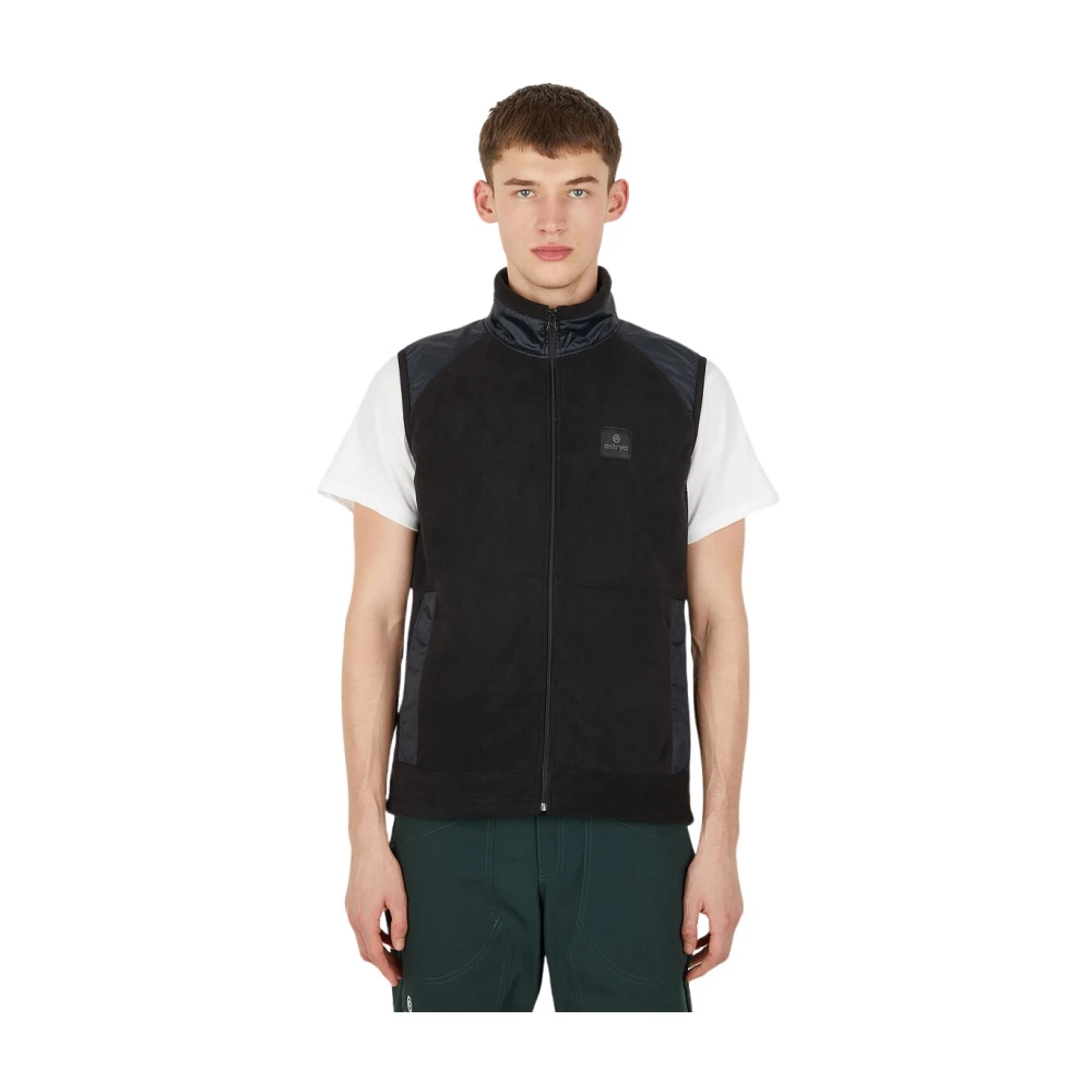 Ostrya Uomo Nero - Giacca Senza Maniche In Pile - Jackets - S