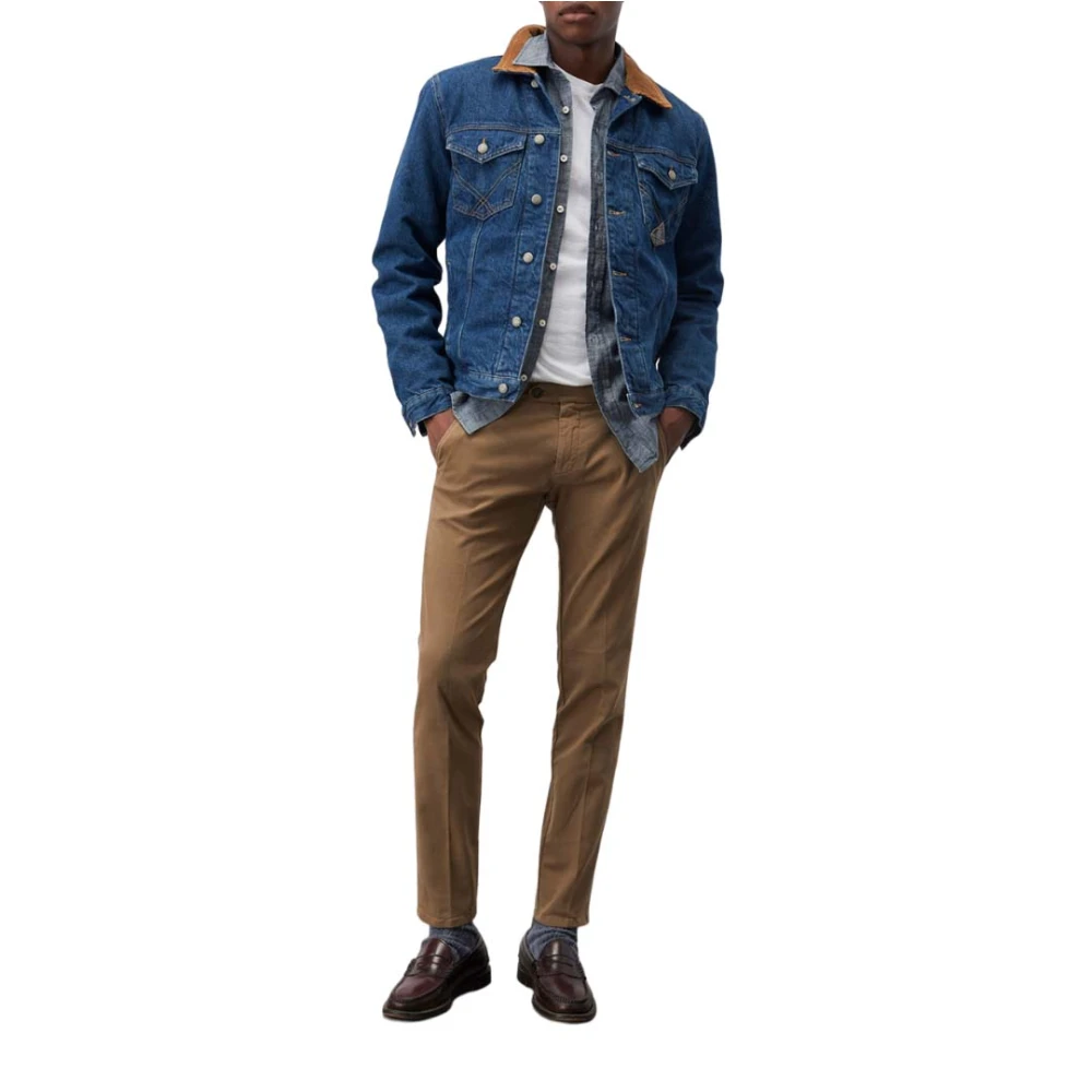 Roy Roger's Winter Gabardine Broek Beige Heren