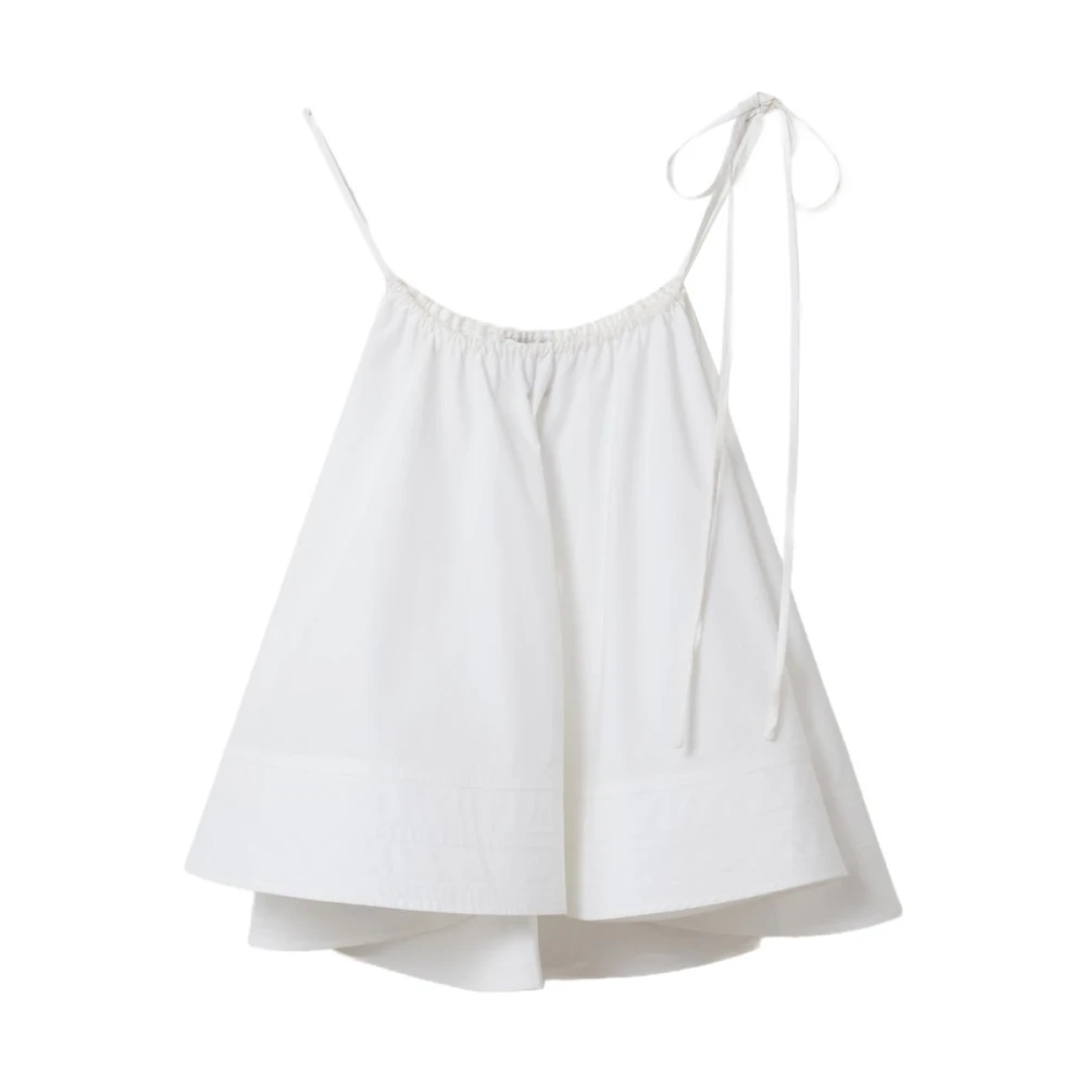 Stella Mccartney Women's White Sleeveless Top - Sleeveless Tops - M - Tops