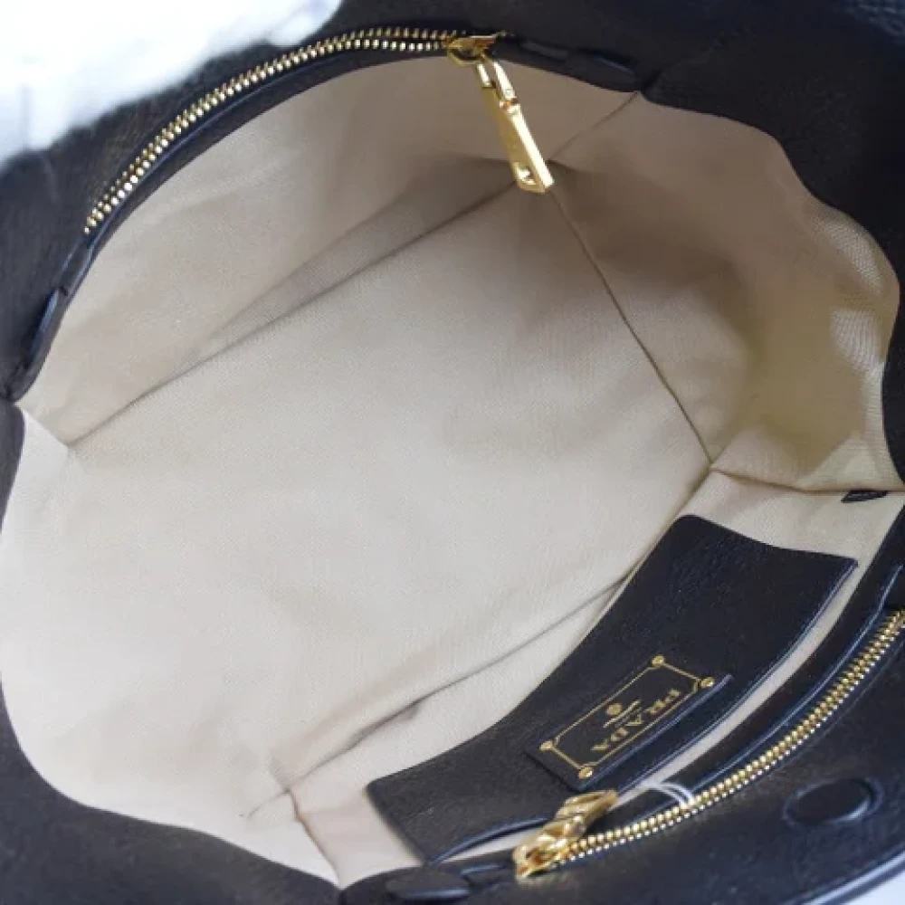 Prada Vintage Pre-owned Leather prada-bags Black Dames