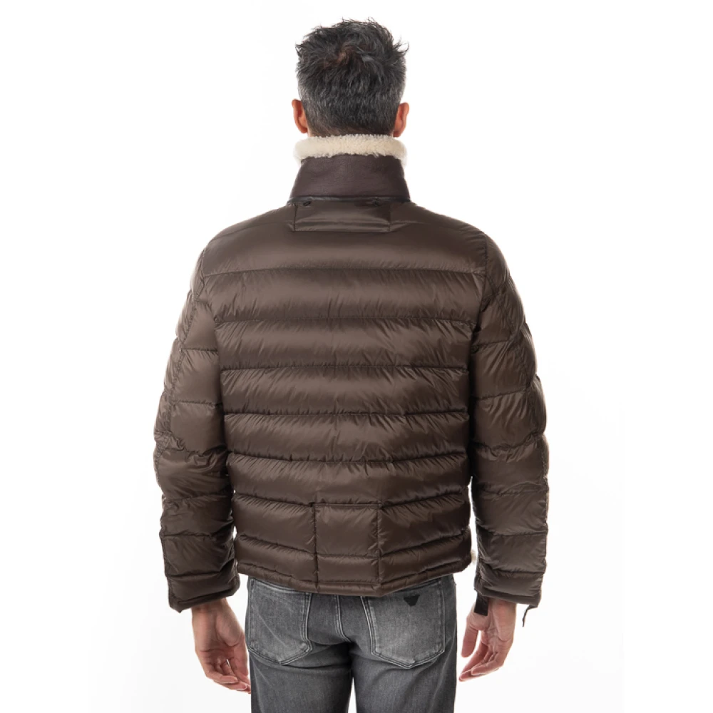Ten C Shearling Gevoerde Jas Brown Heren