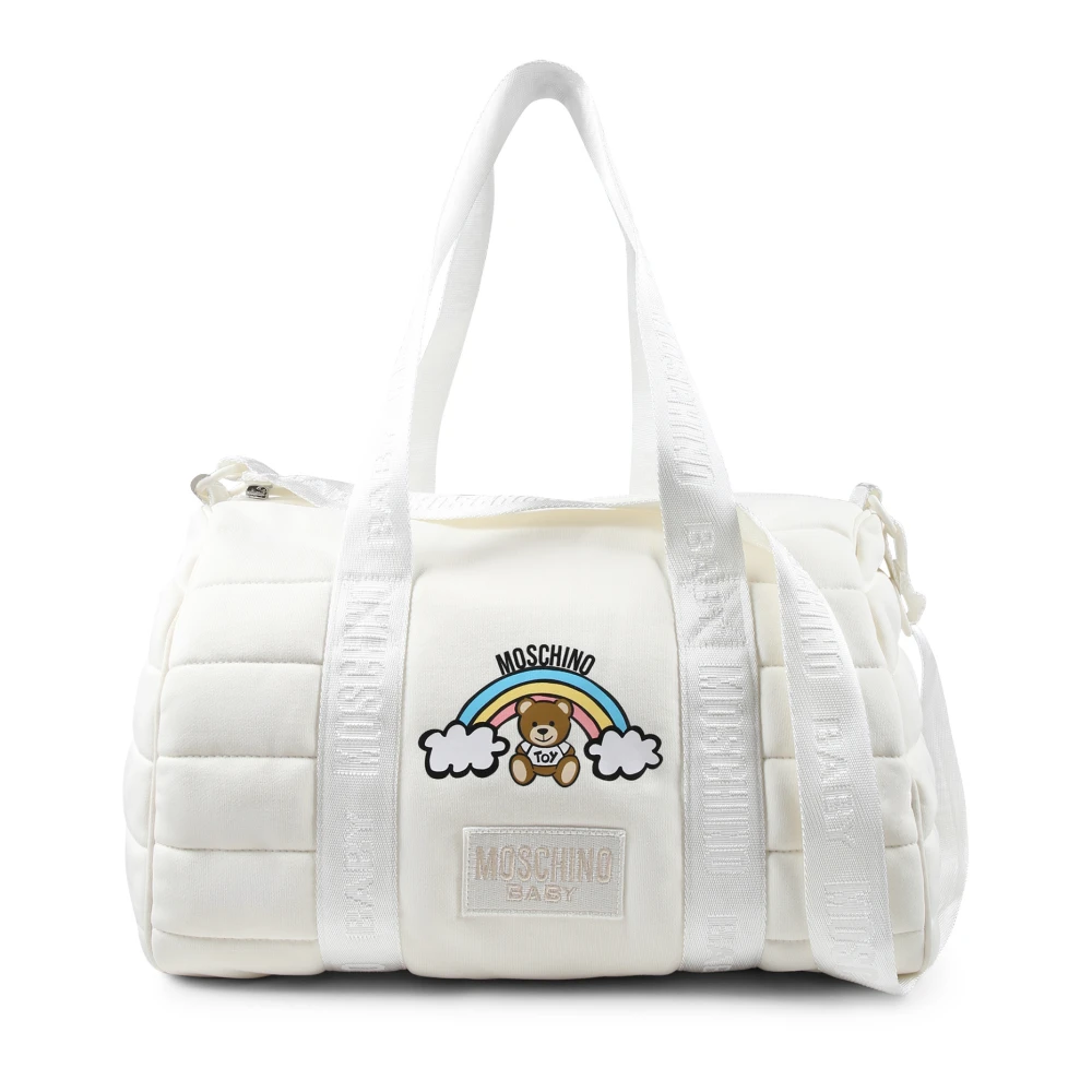 Moschino Ivoor luiertas met Teddy Bear Beige Unisex