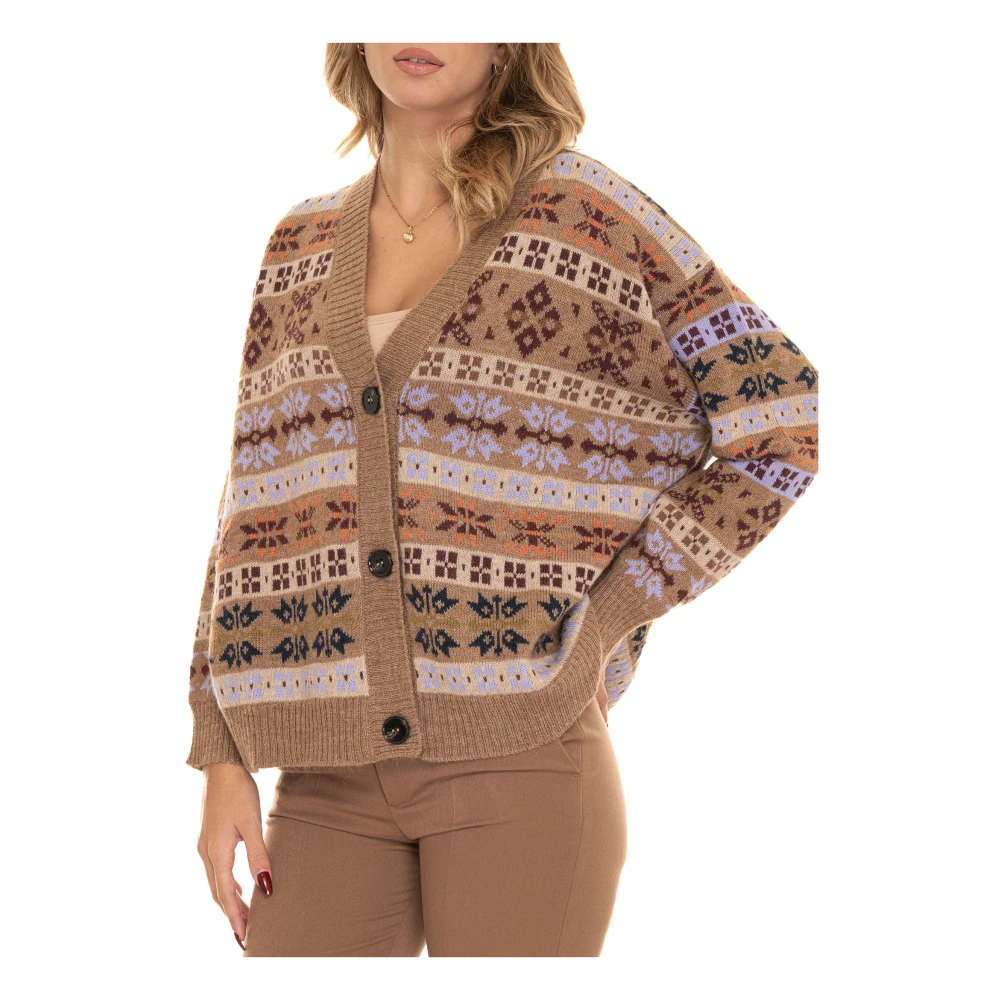 Max Mara Weekend Fantasy Vest met knopen Beige Dames