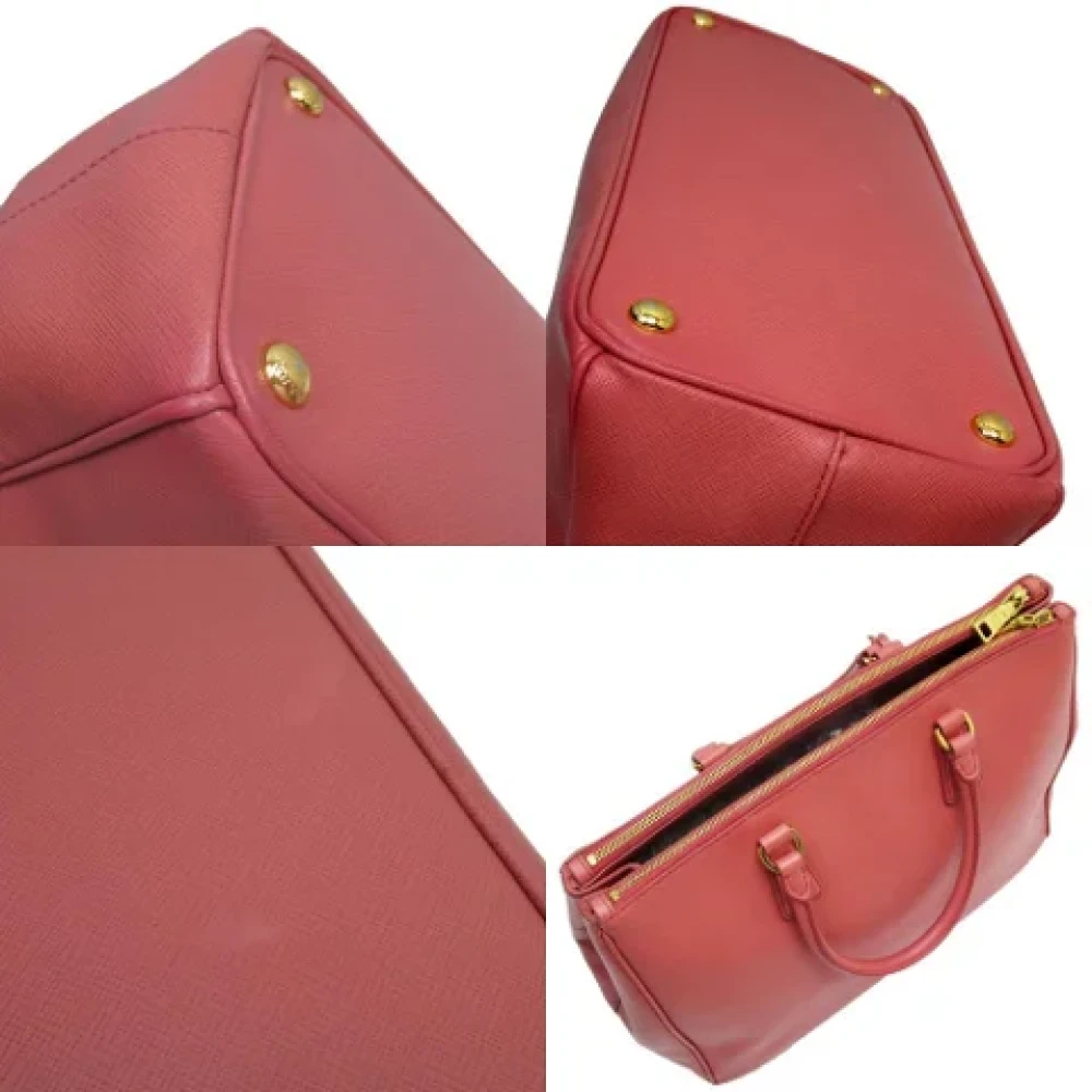 Prada Vintage Pre-owned Leather prada-bags Pink Dames