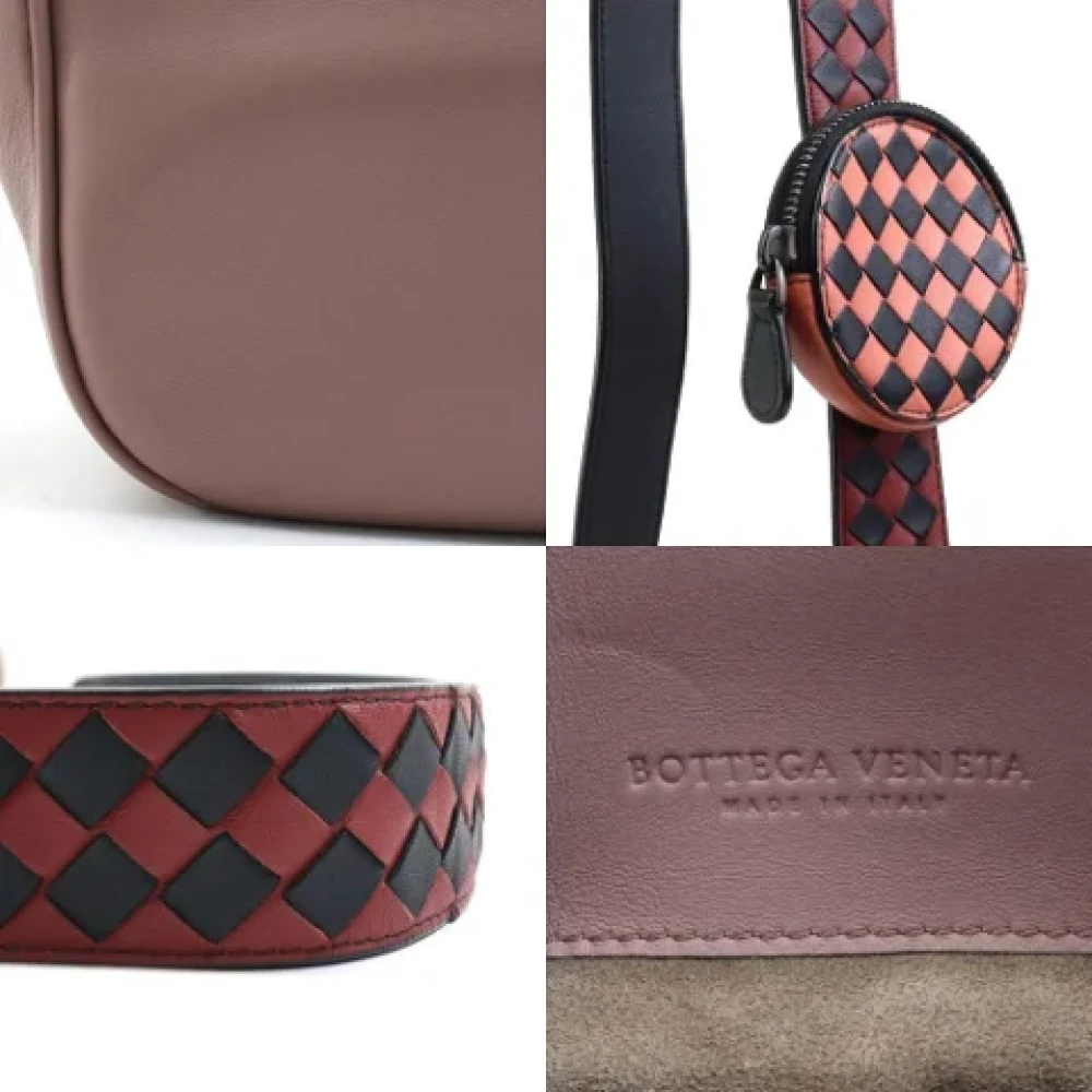 Bottega Veneta Vintage Pre-owned Leather clutches Pink Dames