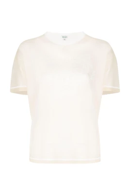 Embroidered Tiger Mesh T-Shirt