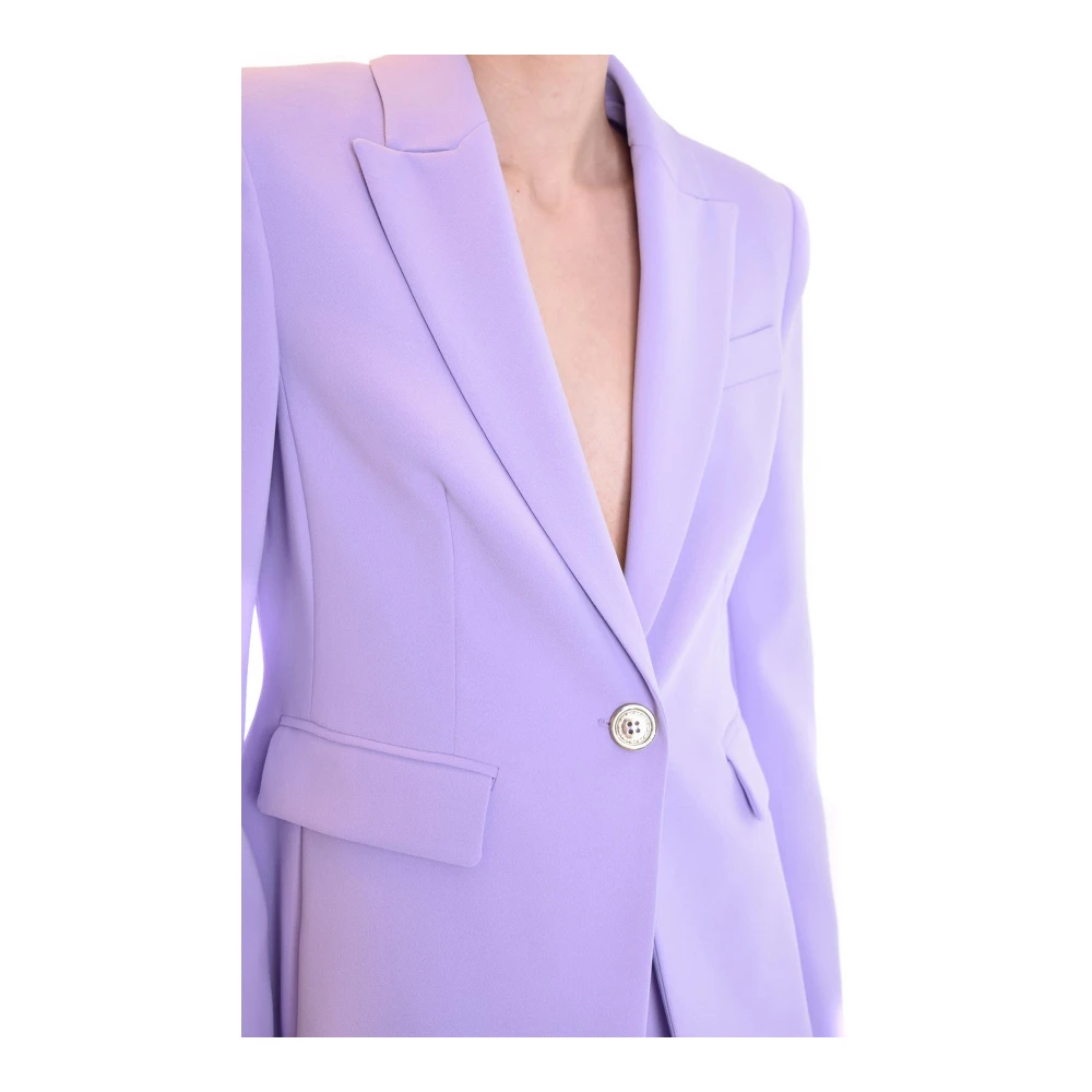 pinko Stijlvolle Jas voor Alle Gelegenheden Purple Dames