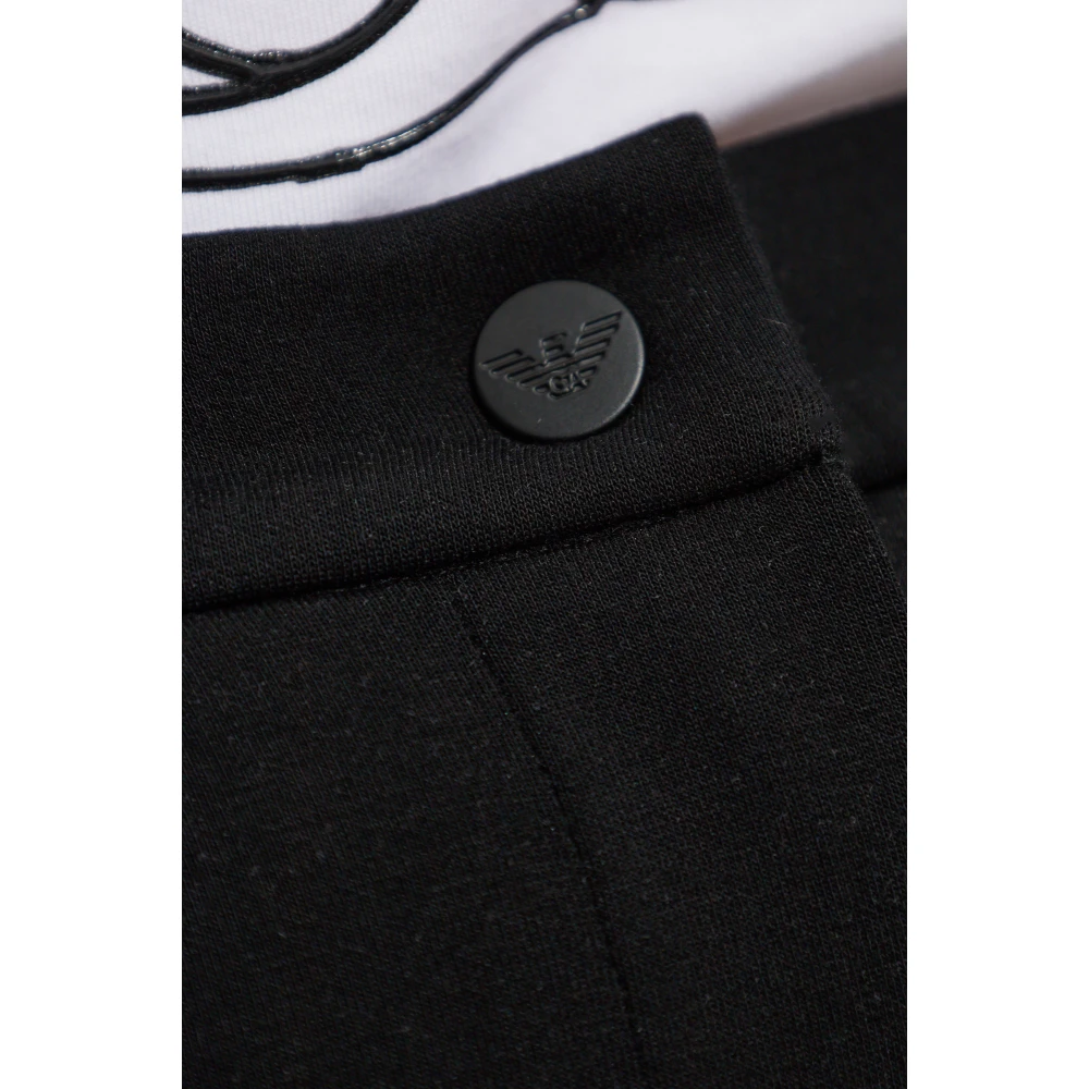 Emporio Armani Broek met logo Black Dames