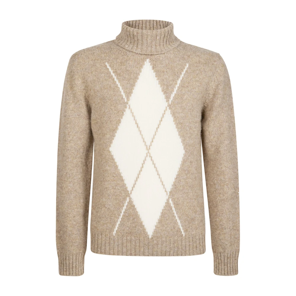 Eleventy Uomo Marrone Maglie, L, New,