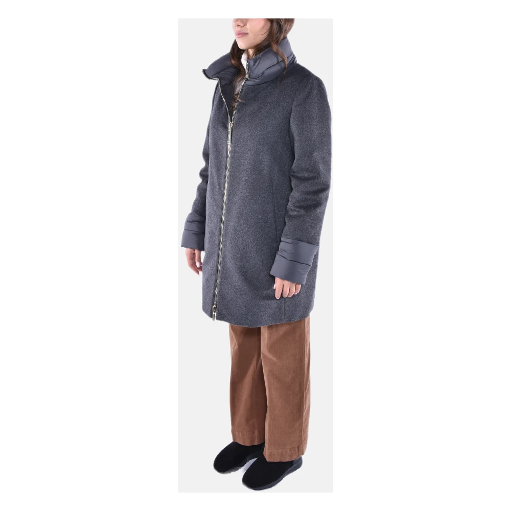 Moorer Wollen en Donsjas Blue Dames