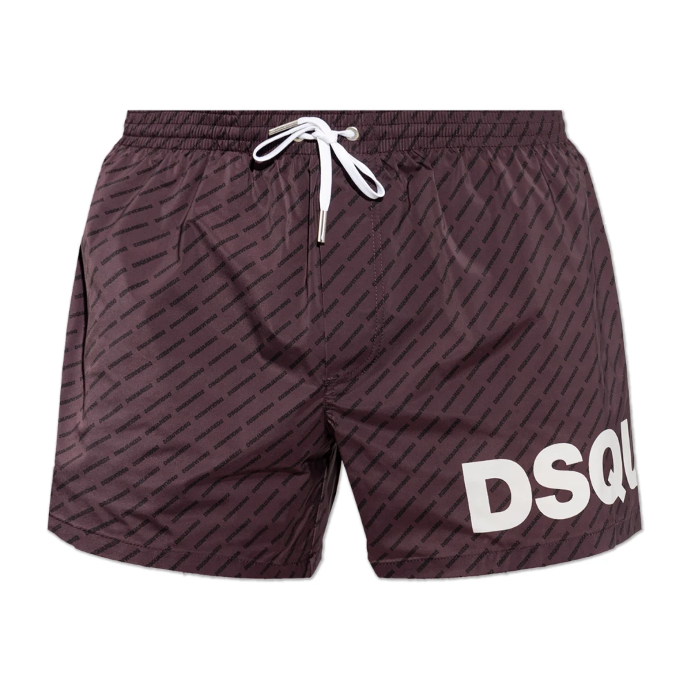 Dsquared2 Uomo Rosso Costumi Da Bagno, Xs, New,