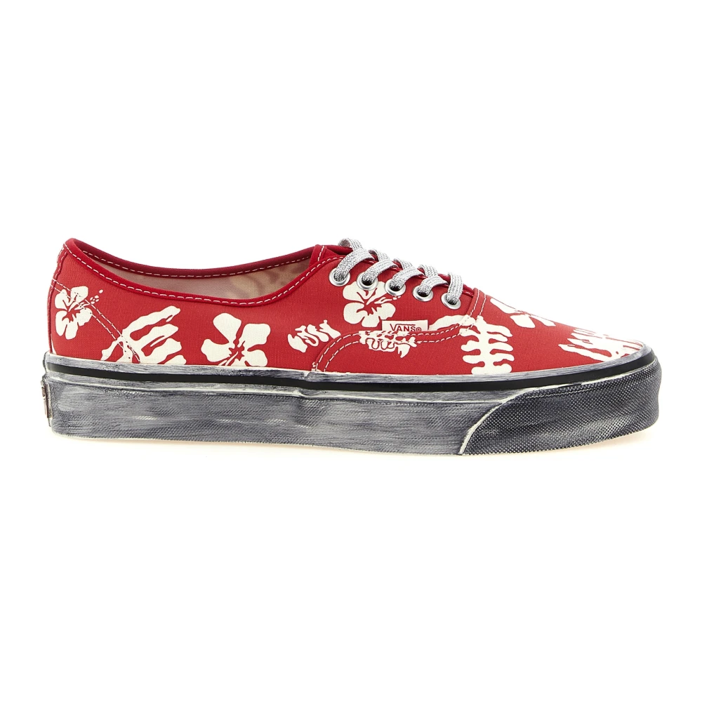 Vans Men's Red Premium Authentic Shoe - Sneakers - 10 Uk - Shoes