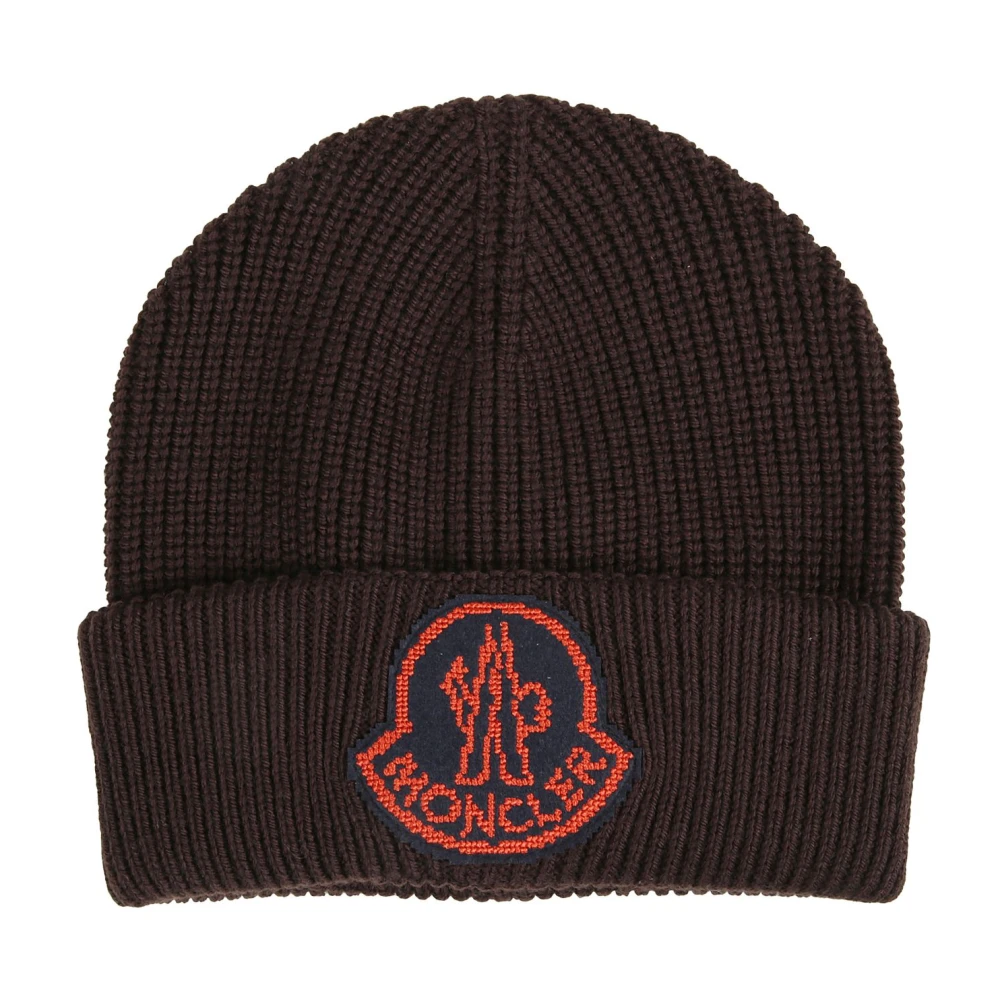 Moncler Stijlvolle Wintermuts voor Mannen Brown Heren