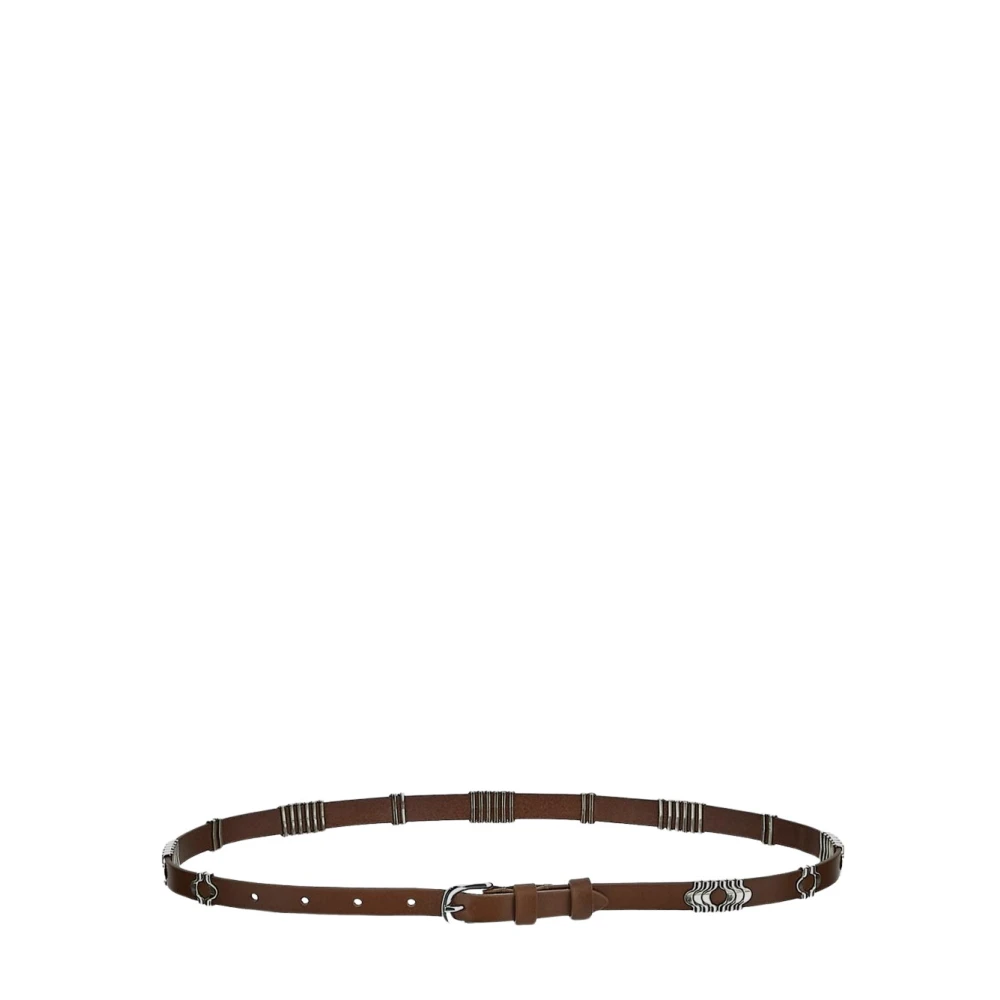 Isabel marant Leren Odena Riem Brown Dames