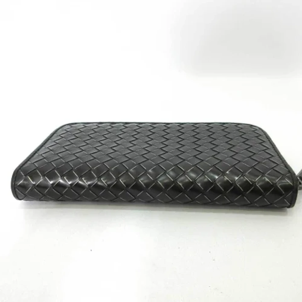 Bottega Veneta Vintage Pre-owned Leather wallets Black Heren