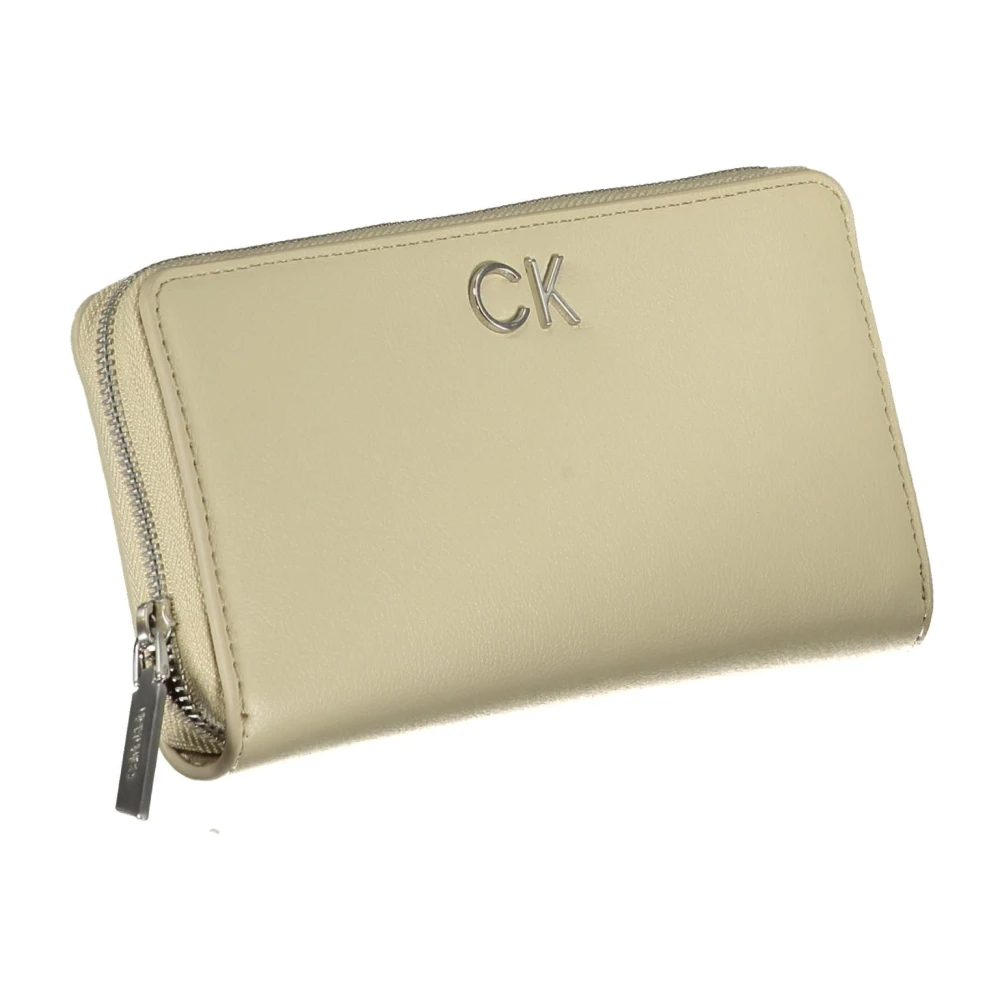 Calvin Klein Beige Portemonnee met RFID-blokkering Beige Dames