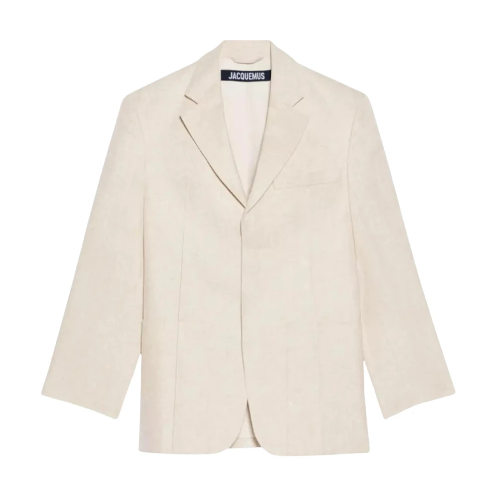Jacquemus Beige La Veste D`Homme Blazer - Female - Blazers - Xs - Jackets