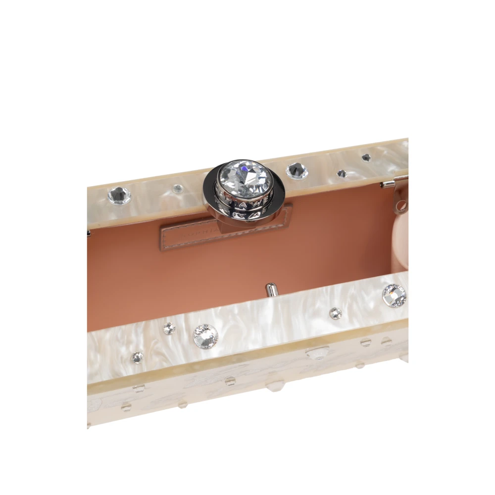 Sophia Webster Cleo Clutch Beige Dames