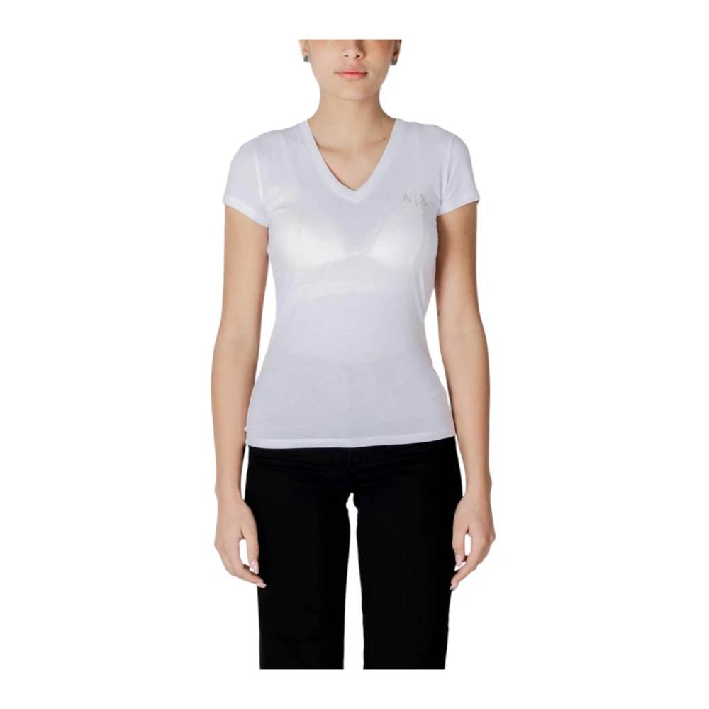 Armani Exchange Donna Bianco Top, S, New,