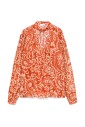 brown-floral-shirt-for-women