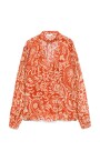 brown-floral-shirt-for-women