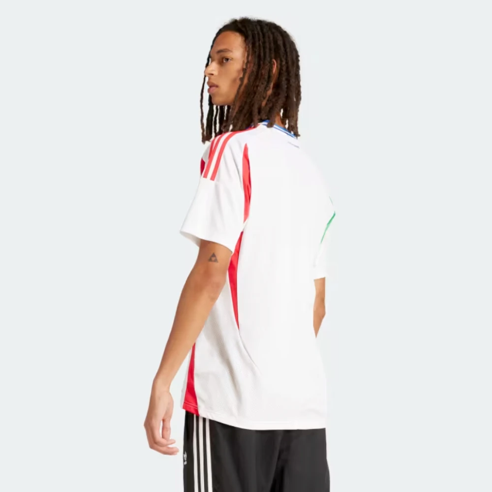 Adidas Italië Uitshirt Wit Groen Rood White Heren