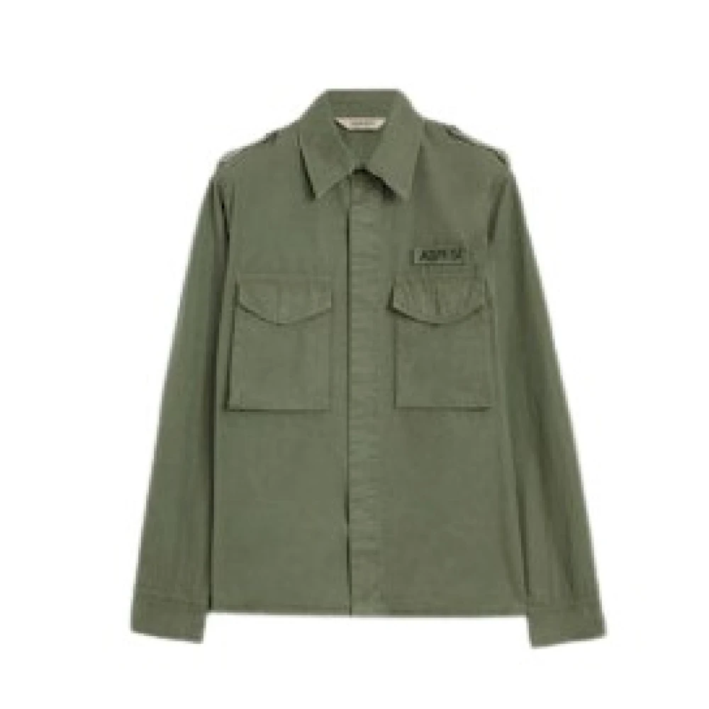 Aspesi Men's Green Casual Shirts, Xl, Shirts