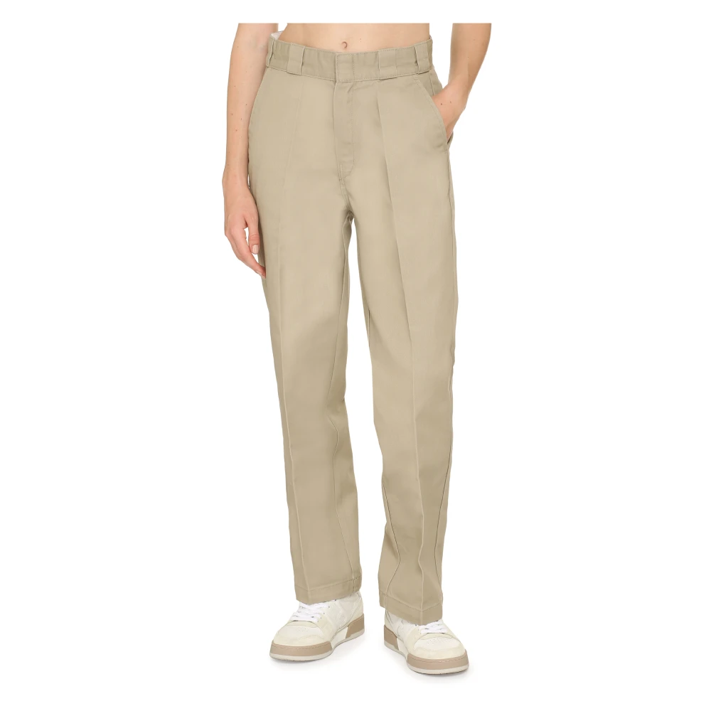Dickies Rechte broek met zakken Beige Dames