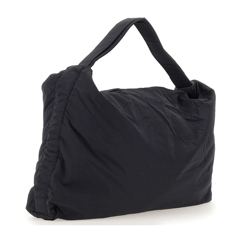 Y-3 Zwarte Nylon Schoudertas met Logo Black Heren