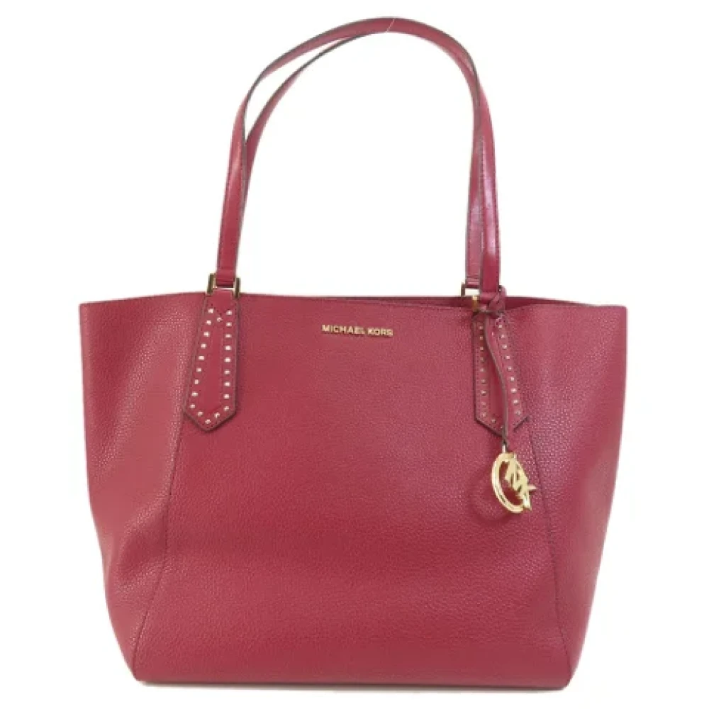 Michael Kors Pre-owned Leather handbags Red Dames