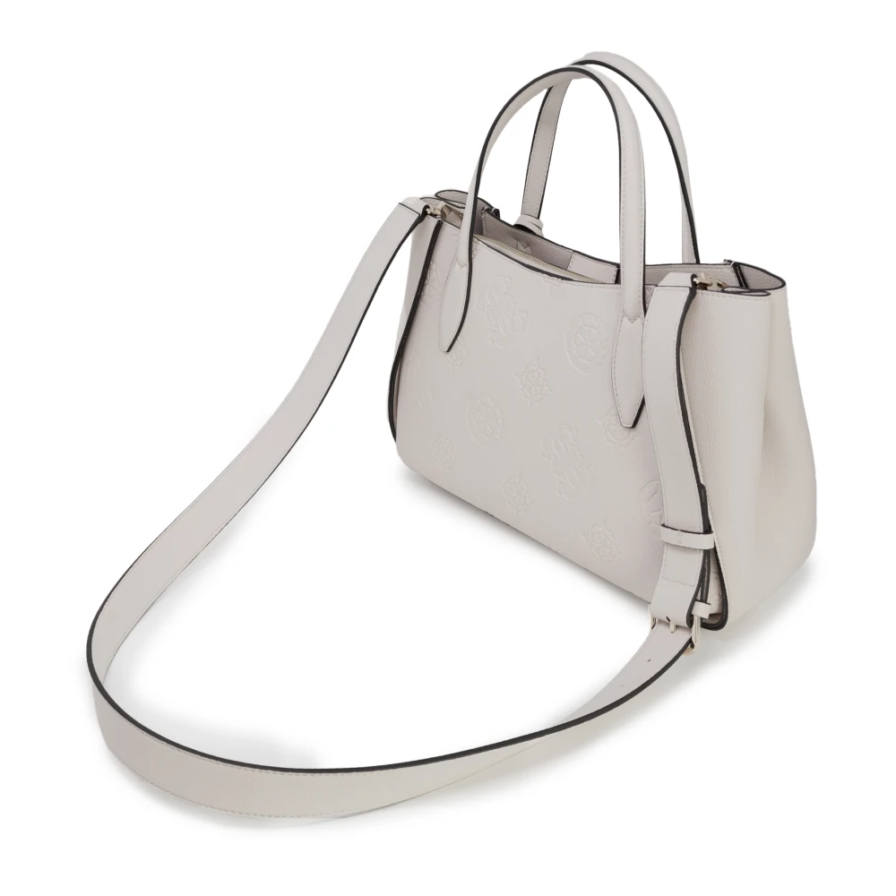 Guess Vriendin Satchel Herfst Winter Collectie White Dames