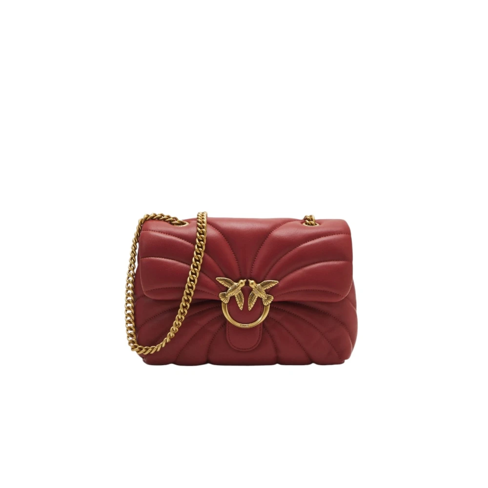 Pinko Klassieke Love Puff Schoudertas Red Dames