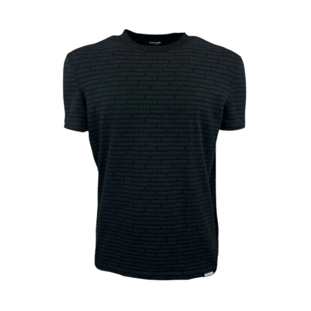 Dsquared2 Men's Black Casual Cotton T-Shirt - T-Shirts - S - Tops