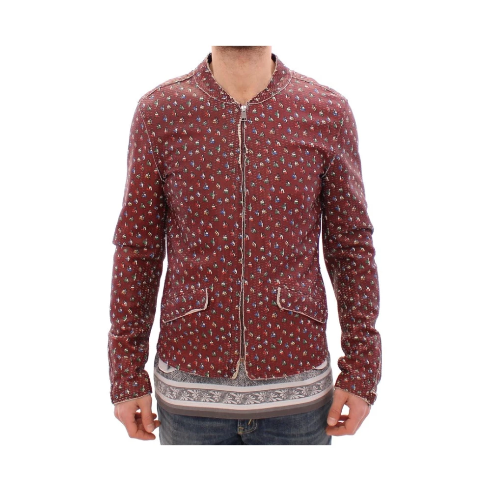 Jackets > Leather Jackets - - Dolce & Gabbana - Modalova
