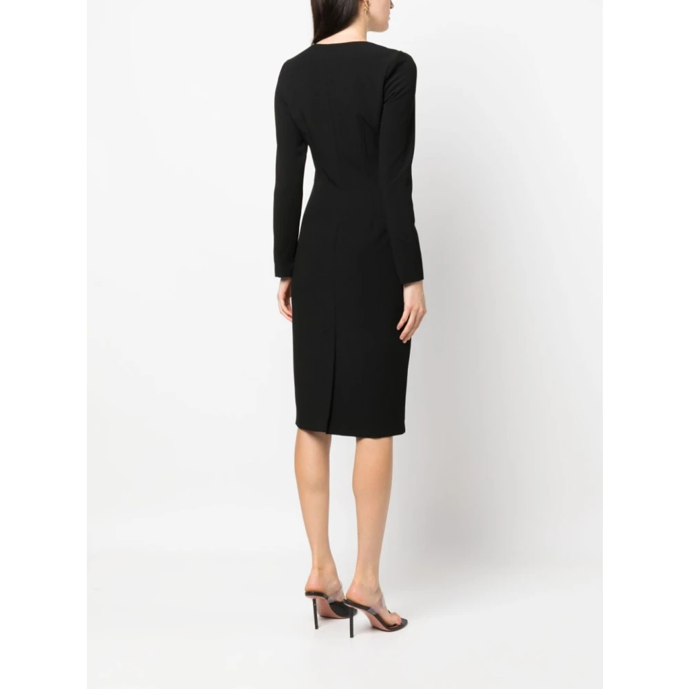 Twinset Zwarte Jurk voor Dames Aw23 Black Dames