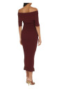 robe-midi-en-maille-cotelee-avec-encolure-bardot