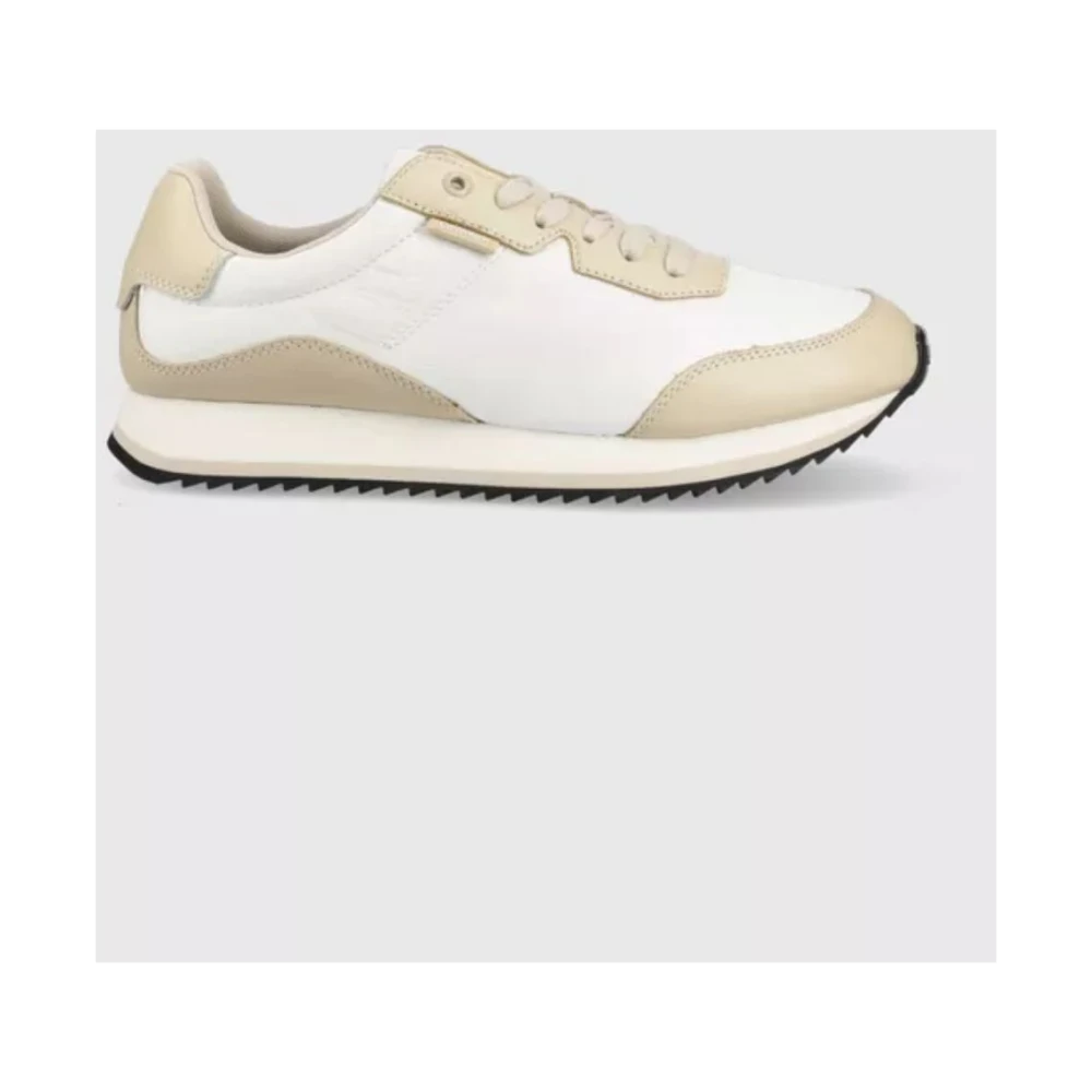 Calvin Klein Lage Sneakers Heren Schoenen Beige