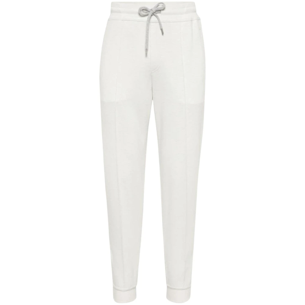 BRUNELLO CUCINELLI Beige Broek Elegante Stijl Beige Heren
