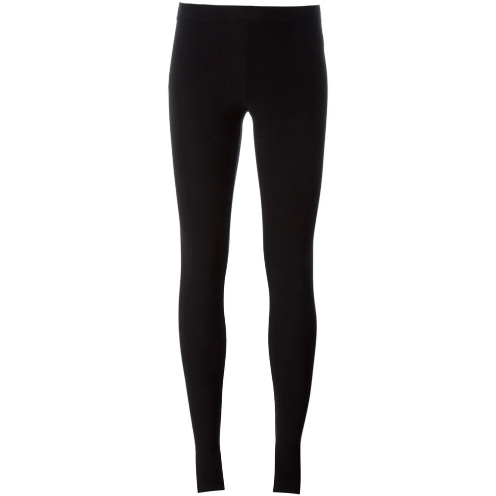 James Perse Klassieke Basic Leggings Black Dames