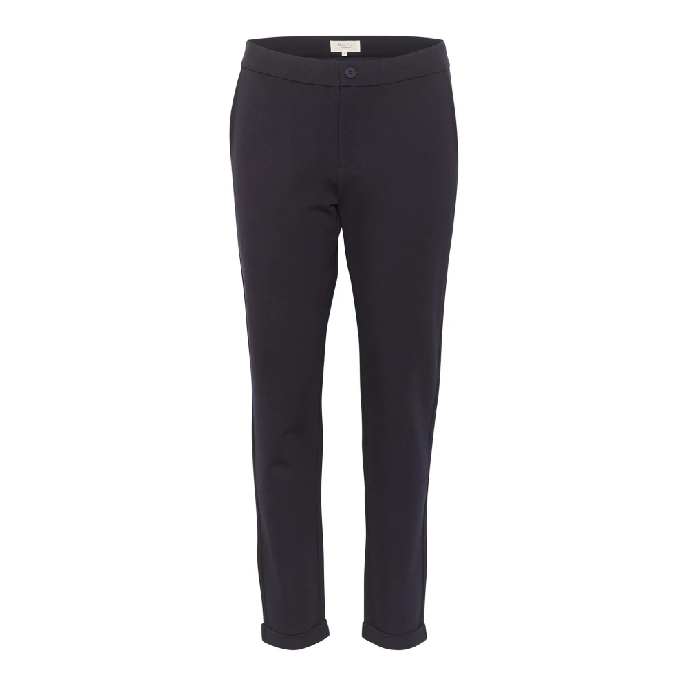 Part Two Klassieke Donkerblauwe Broek Blue Dames