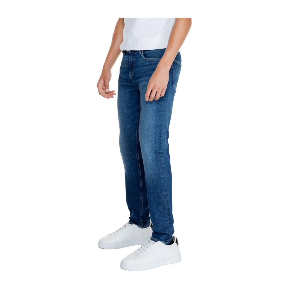 Calvin Klein Jeans Stretch Denim Jeans met Katoen Blue Heren