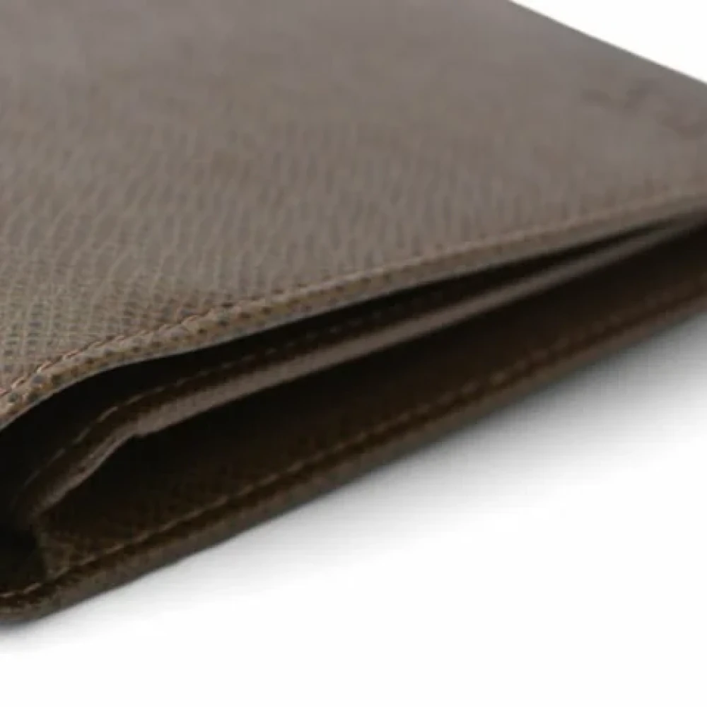 Louis Vuitton Vintage Pre-owned Leather wallets Brown Heren