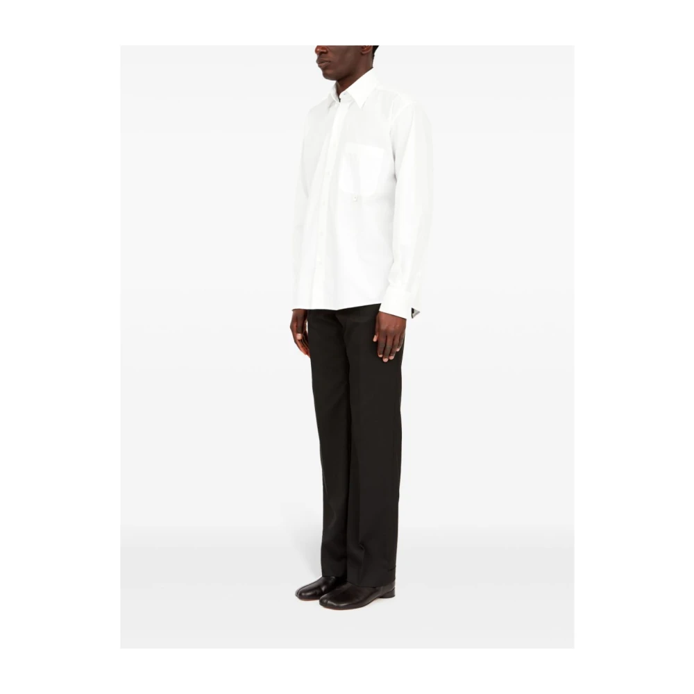 MM6 Maison Margiela Wit Overhemd van Katoen White Heren