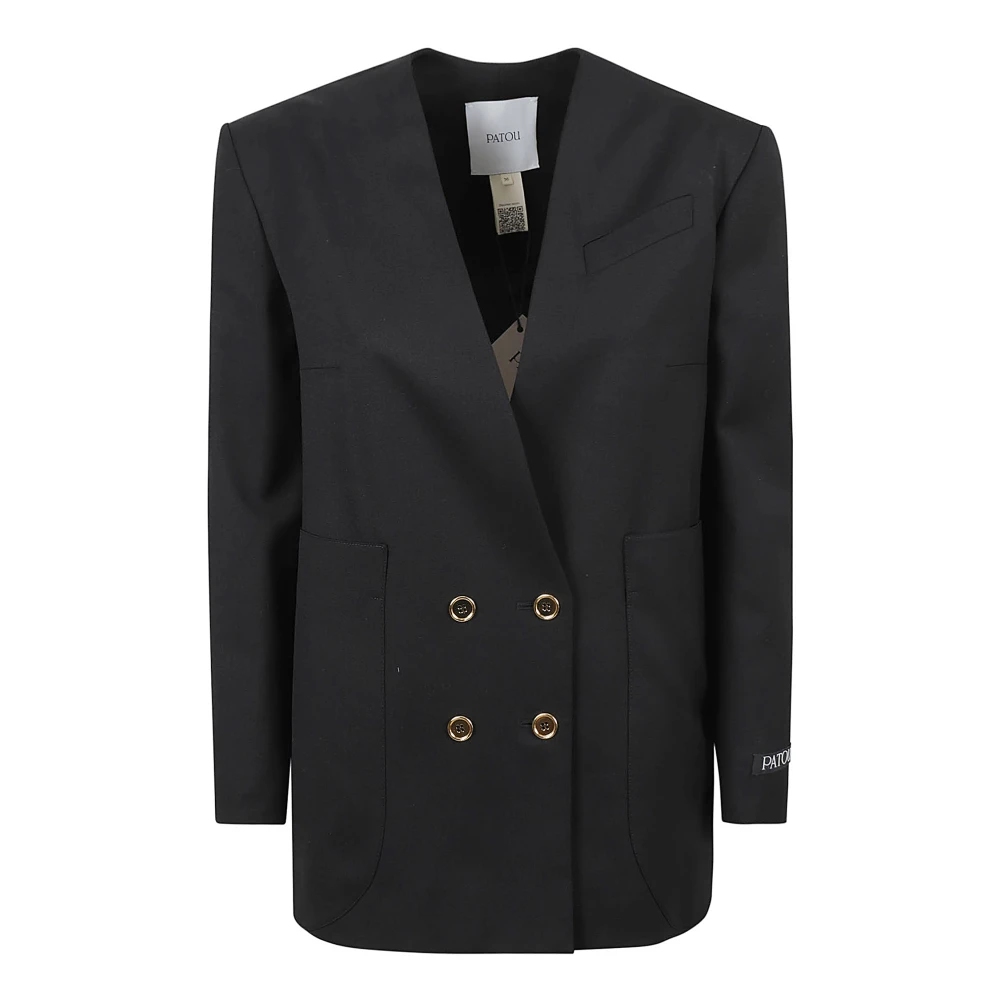 Patou - Jackets > Blazers - Black - Patou - Modalova