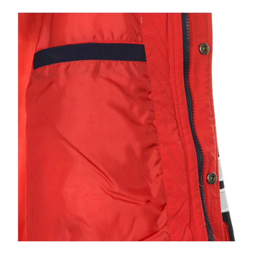Fila Gewatteerd Herenjack Zwart Rood Wit Multicolor Heren